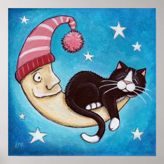 Poster Lugar Mais Seguro Para Um Sono De Gato (Frente)