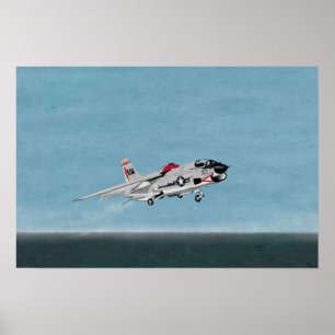 Póster Lugares F-8J do cruzador