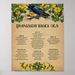 Poster LUGHNASADH MAGICK ÓLEOS Recebe