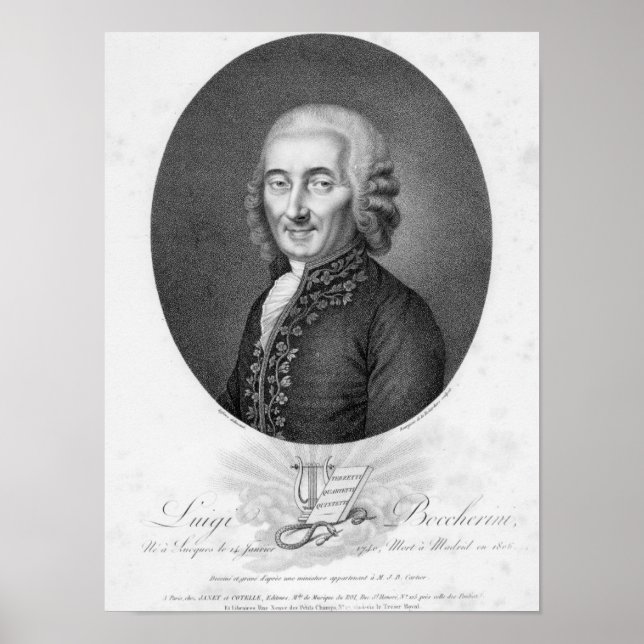 Póster Luigi Boccherini (Frente)