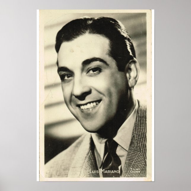 Poster Luis Mariano (Frente)
