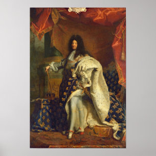 Poster Luís XIV em falso, 1701