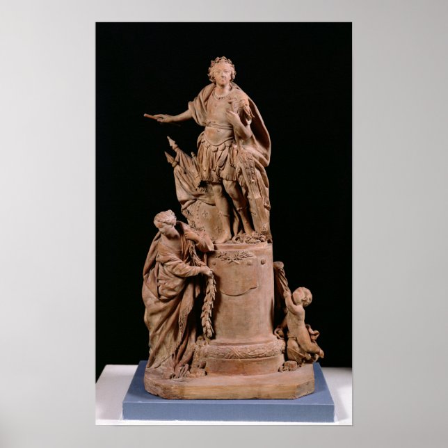 Poster Luís XV como imperador romano (Frente)