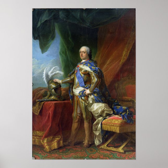 Póster Luís XV King of France & Navarre, 1750 (Frente)