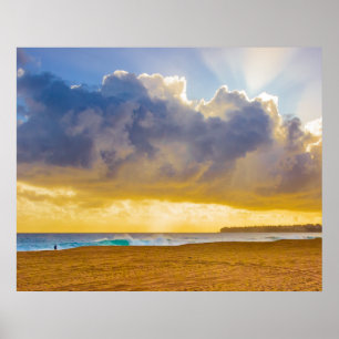 Poster Lumahai Beach, Kauai, Havaí