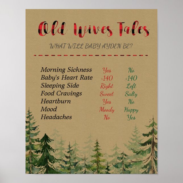 Poster Lumberjack Velho Esposas Histórias Sexo Conselho R (Frente)