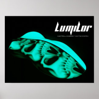 Póster LumiLor Skulls