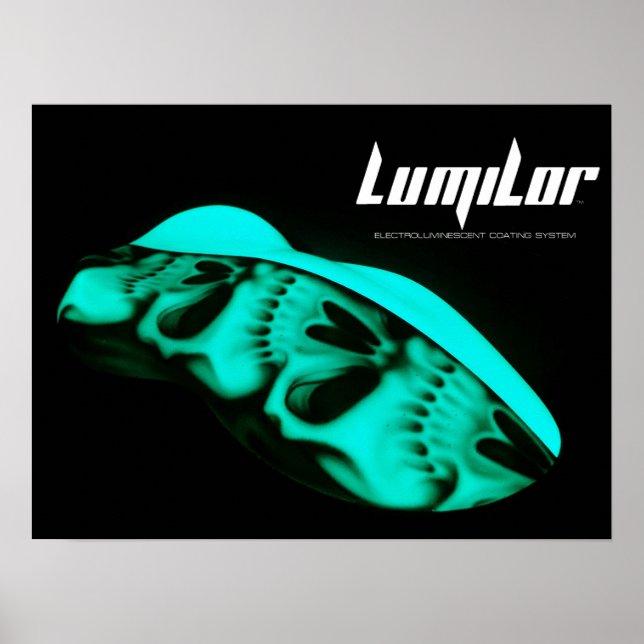 Póster LumiLor Skulls (Frente)