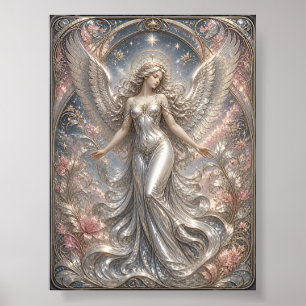 Poster Lumina Ascendant – Retrato do Anjo Celestial