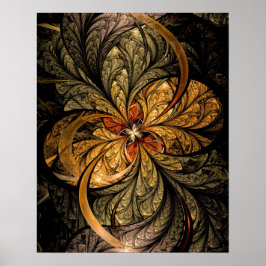 Póster Luminosa Deixa Arte Fractal