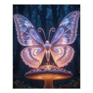 Póster Luminoso Lace Moth