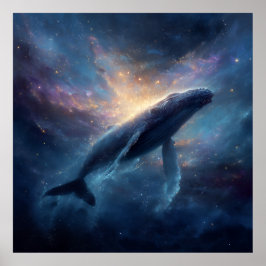 Poster Luminous Nebula Humpback