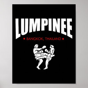 Poster Lumpinee Boxing Stadium Bangkok Tailândia Melhor P