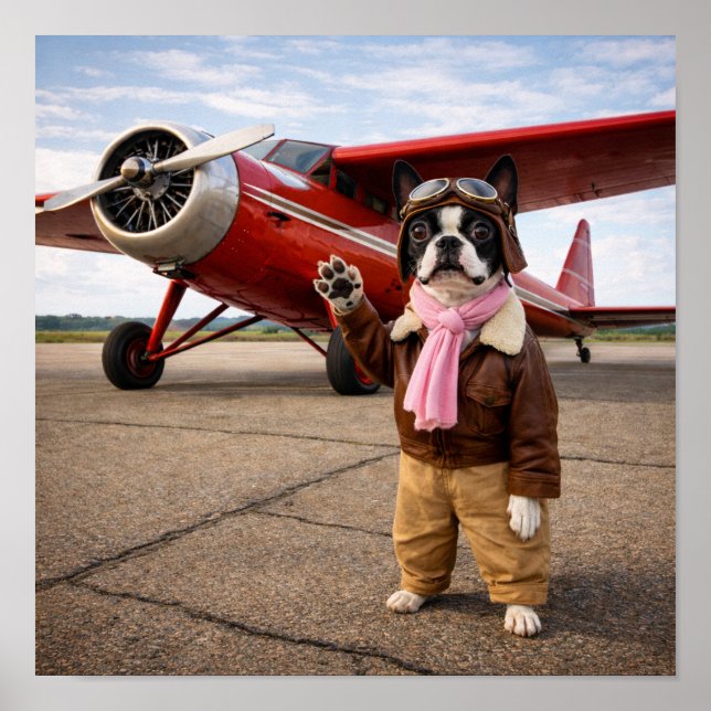 Poster "Luna Earhart" (Frente)