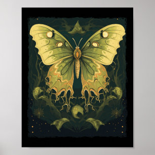Poster Luna Moth Halloween