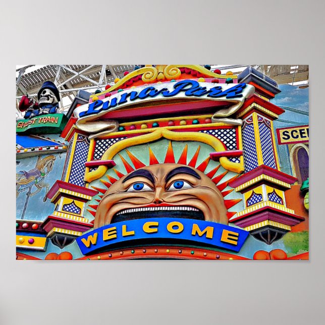 Poster Luna Park Só Por Divertimento (Frente)