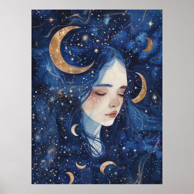 Poster Lunar Dreamscape Spiral (Frente)
