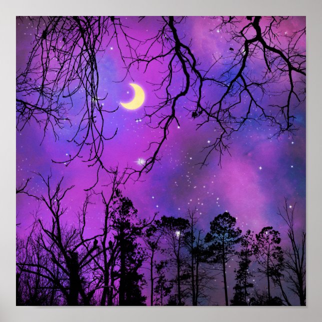 Poster Lunar, Moon Lover, Galáxia, Homens e Mulheres, Esp (Frente)