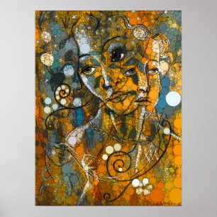 Poster Lunaris, Infinity Dots by After Francis Picabia