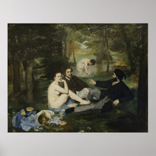 Poster Luncheon da grama por Edouard Manet