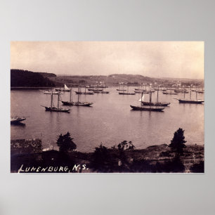 Poster Lunenburg Nova Scotia Canada