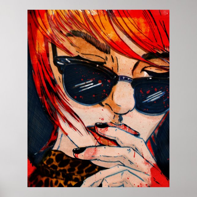 Poster Lunettes noires (Frente)