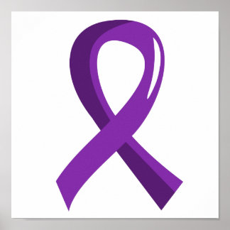Poster Lupus Purple Ribbon 3