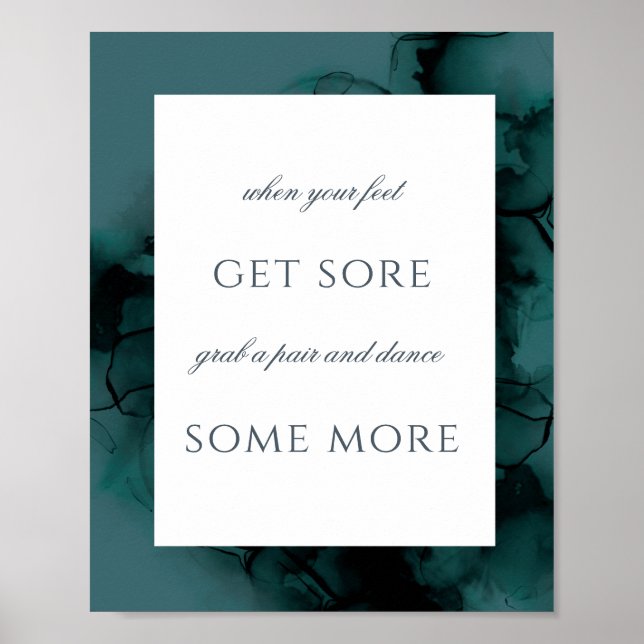 Poster Lush Ink sacudir flop sinal de casamento (Frente)