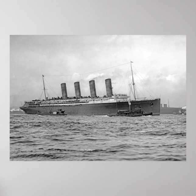 Póster Lusitania DeParts New York (Frente)