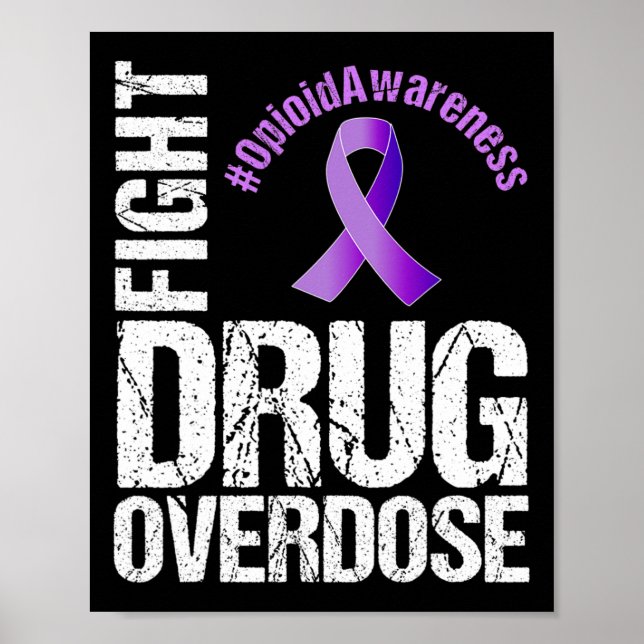 Poster Luta Contra A Sobredosagem De Medicamentos Sensibi (Frente)