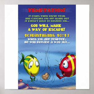 Póster Luta contra a tentação