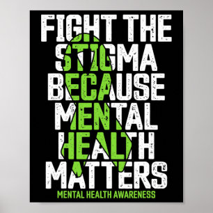 Poster Luta Contra O Estigma Porque Problemas De Saúde Me