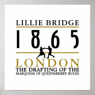 Poster Luta de Boxin, Regras de Queensberry