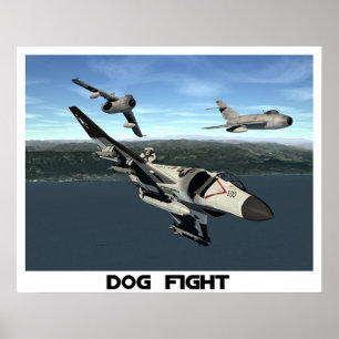 Póster Luta de cão