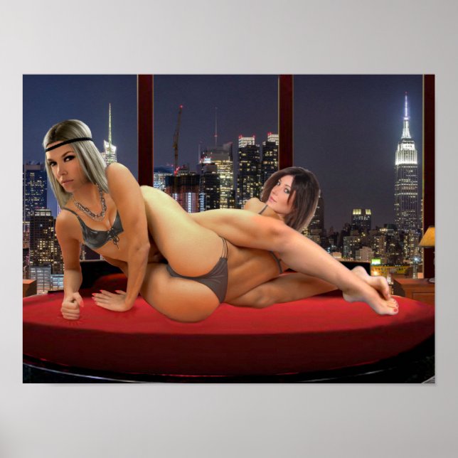Poster Luta de Penthouse Fofoqueira (Frente)