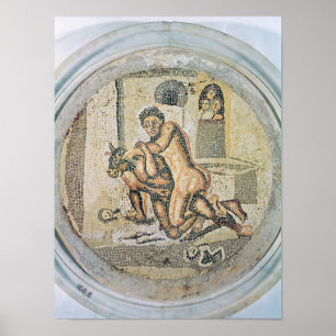 Poster Luta de Theseus com o Minotaur