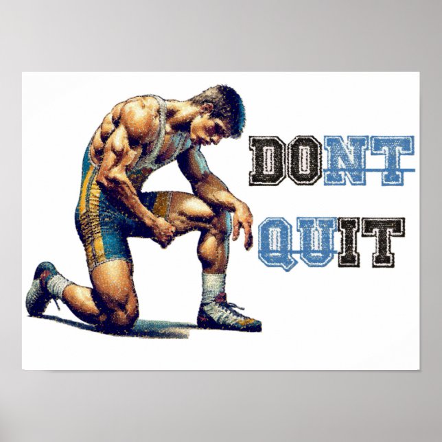 Poster Luta - DOnt queIT (Frente)