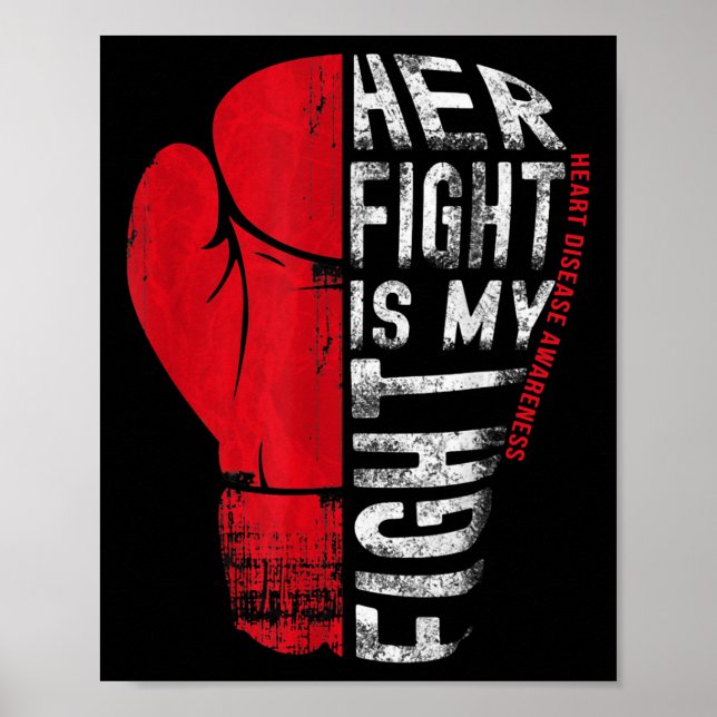 Poster Luta É Minha Luta Contra A Doença Cardíaca (Frente)