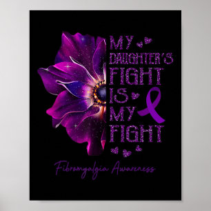 Poster Luta É Minha Luta Contra A Fibromialgia Anêmica Se