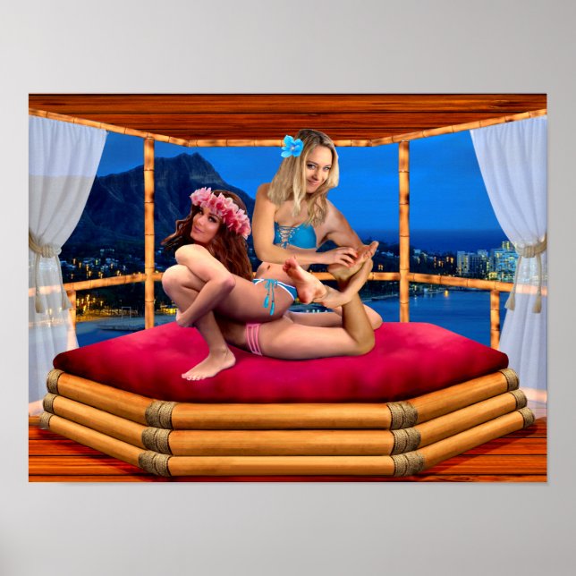 Poster Luta HAWAIIAN FANTASY (Frente)