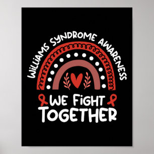Poster Luta Juntos Pela Consciência Mês da Síndrome Willi