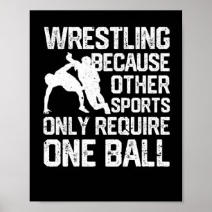 Poster Luta, porque para outros esportes apenas uma bola