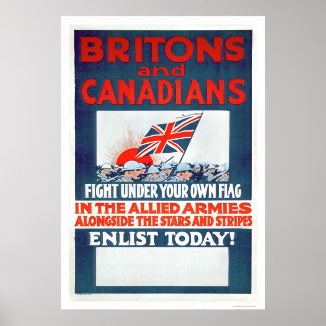 Póster Luta Sob Sua Própria Bandeira (US02106) (Frente)