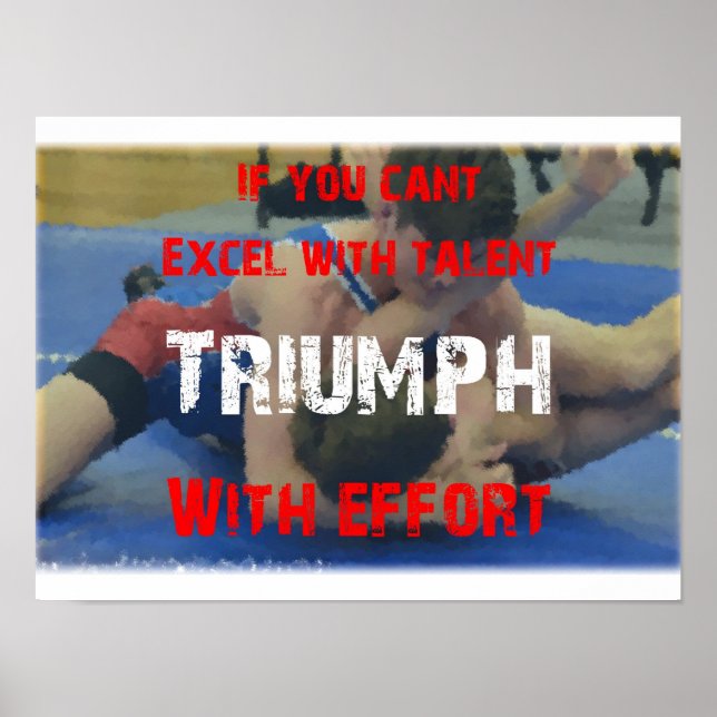 Póster luta Triumph (Frente)