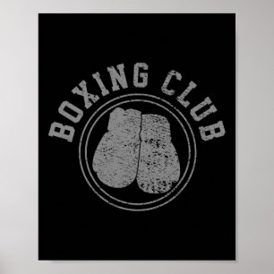 Poster Lutador de Boxe 
