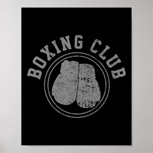 Poster Lutador de Boxe  (Frente)