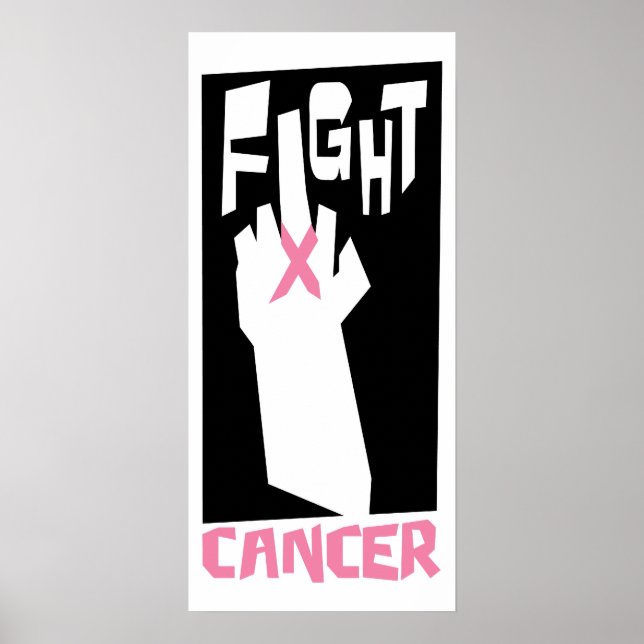 Póster Lutar Cancer (Frente)