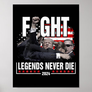 Poster Lutar contra lendas Nunca Morrer em 2024