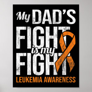 Poster Lutar Contra Meu Cancer de Leucemia de Consciência