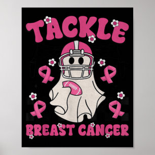 Poster Lutar Contra o Câncer de Mama Futebol Fantasma Div